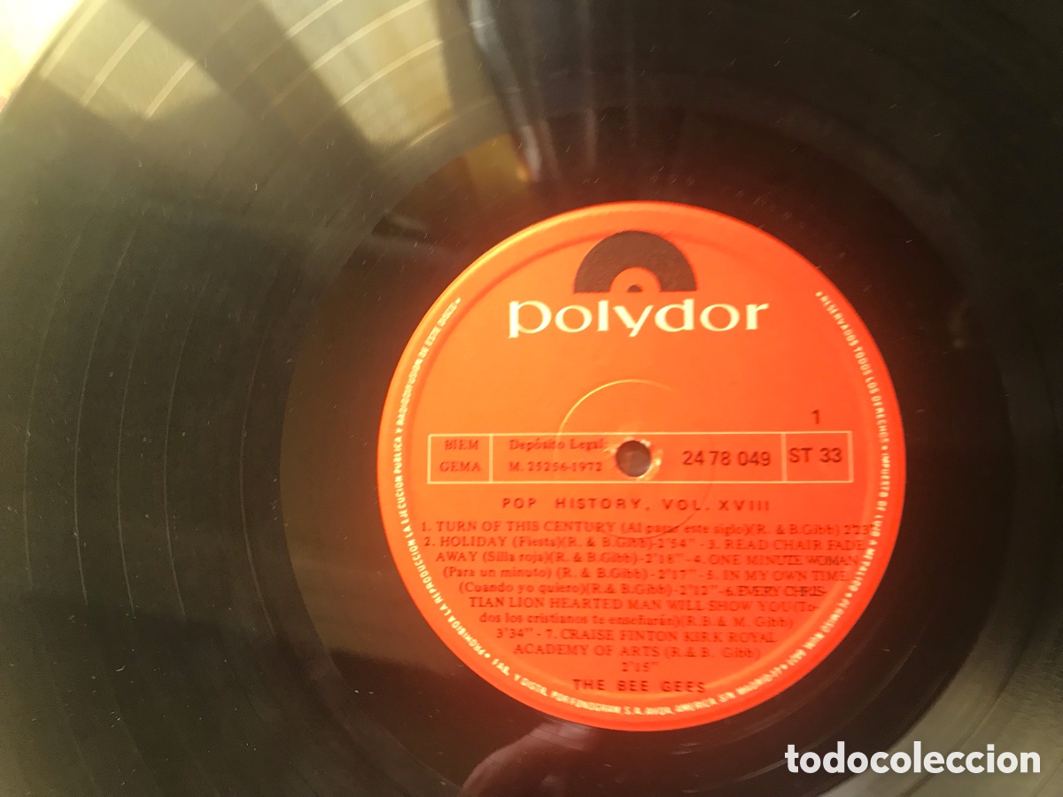 Discos de vinilo: The Bee Gees. POP History 18 - Foto 6