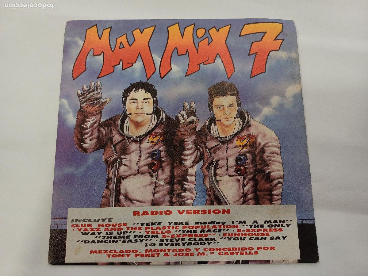 Discos de vinilo: MAX MIX 7/RADIO VERSION/SINGLE PROMOCIONAL. - Foto 1