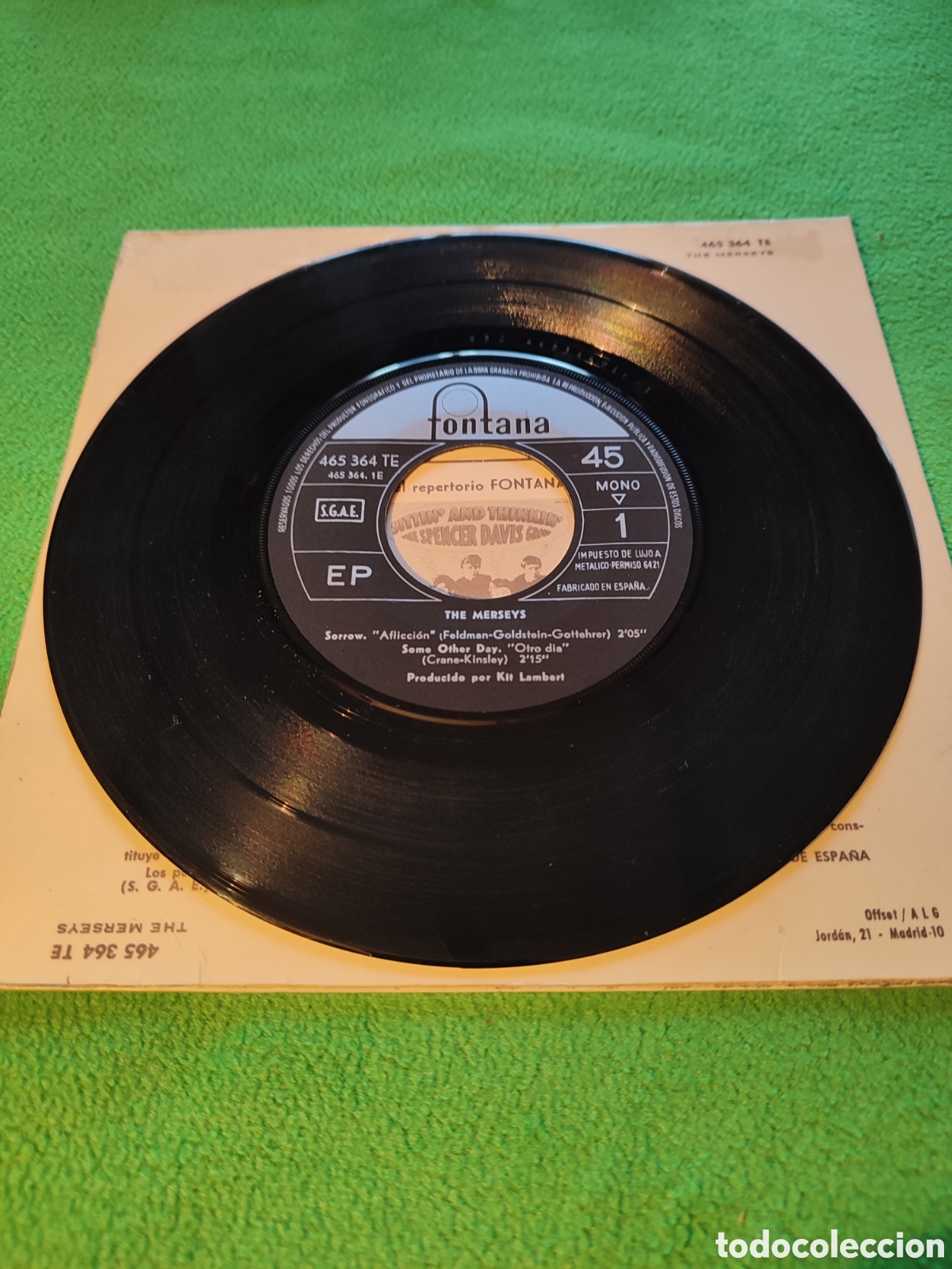 Discos de vinilo: The Merseys - Sorrow / Some other day + 2 - Foto 3