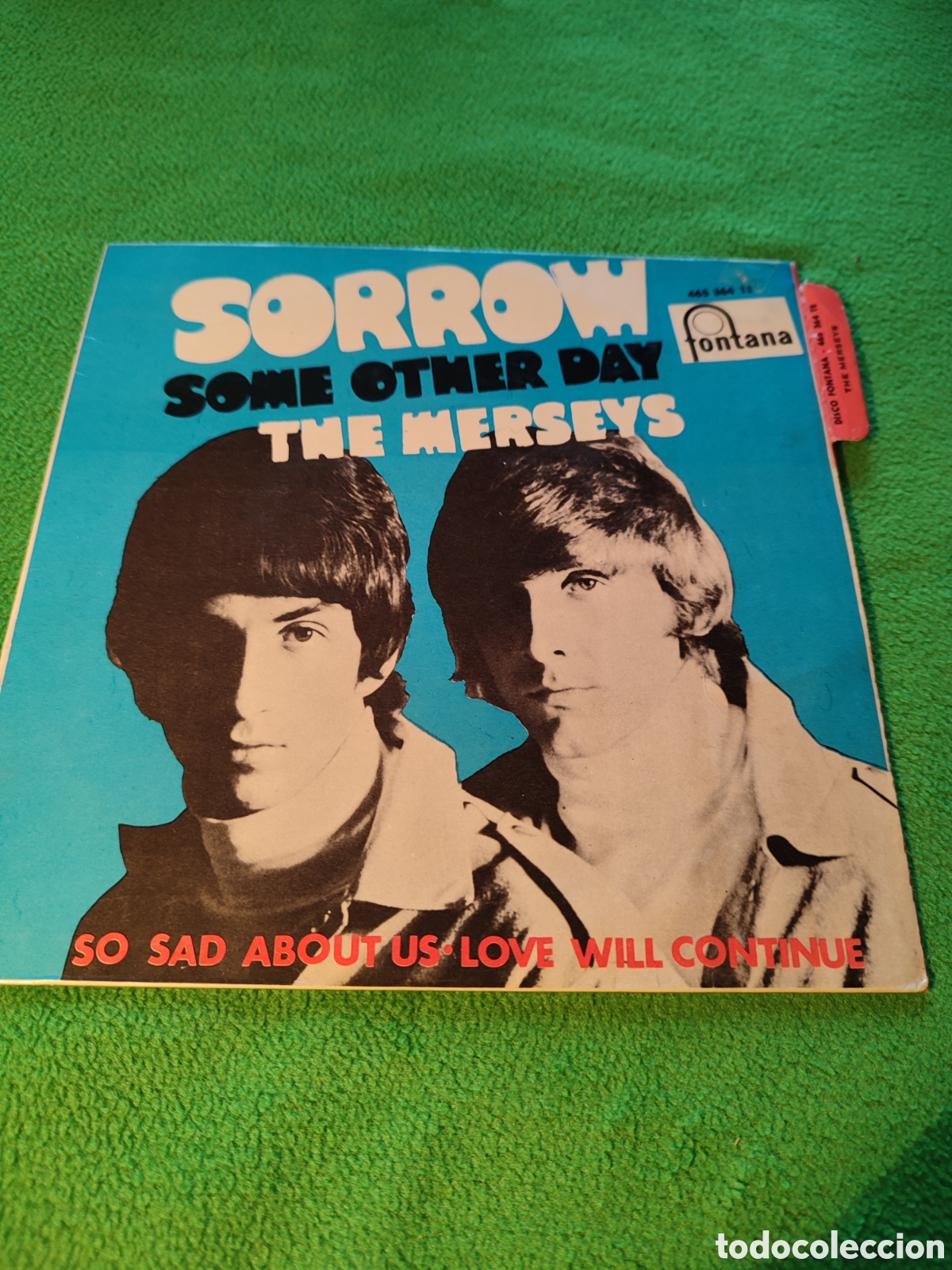 Discos de vinilo: The Merseys - Sorrow / Some other day + 2 - Foto 1