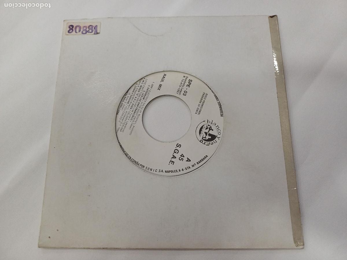 Discos de vinilo: RAUL MIX/OFF/SINGLE PROMOCIONAL. - Foto 1