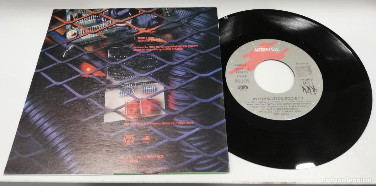 Discos de vinilo: SCO16-Information Society - How Long (7&rdquo;) - Foto 2