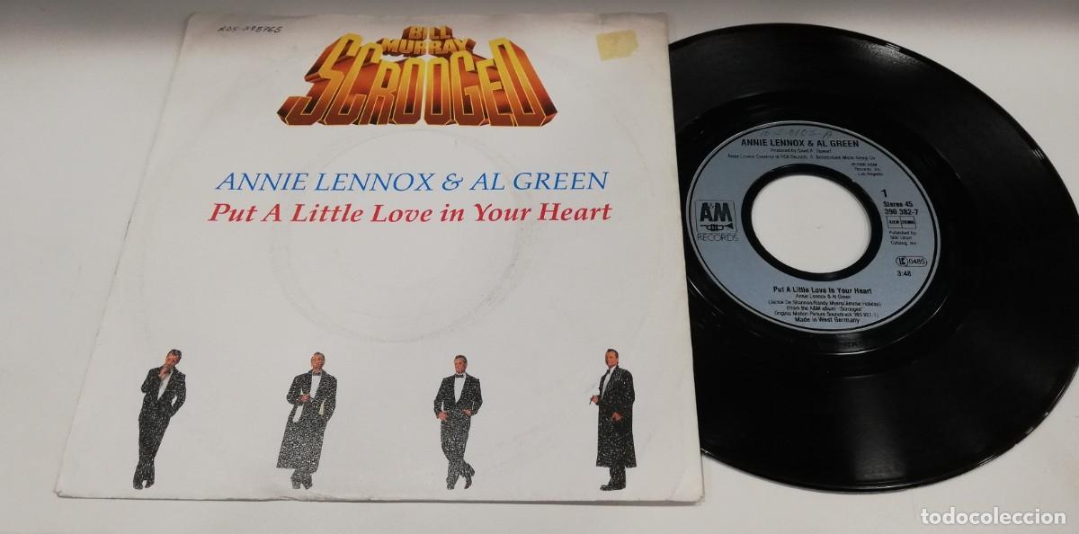 Dischi in vinile: SCO16-Annie Lennox & Al Green - Put A Little Love In Your Heart (7&rdquo;, Single)