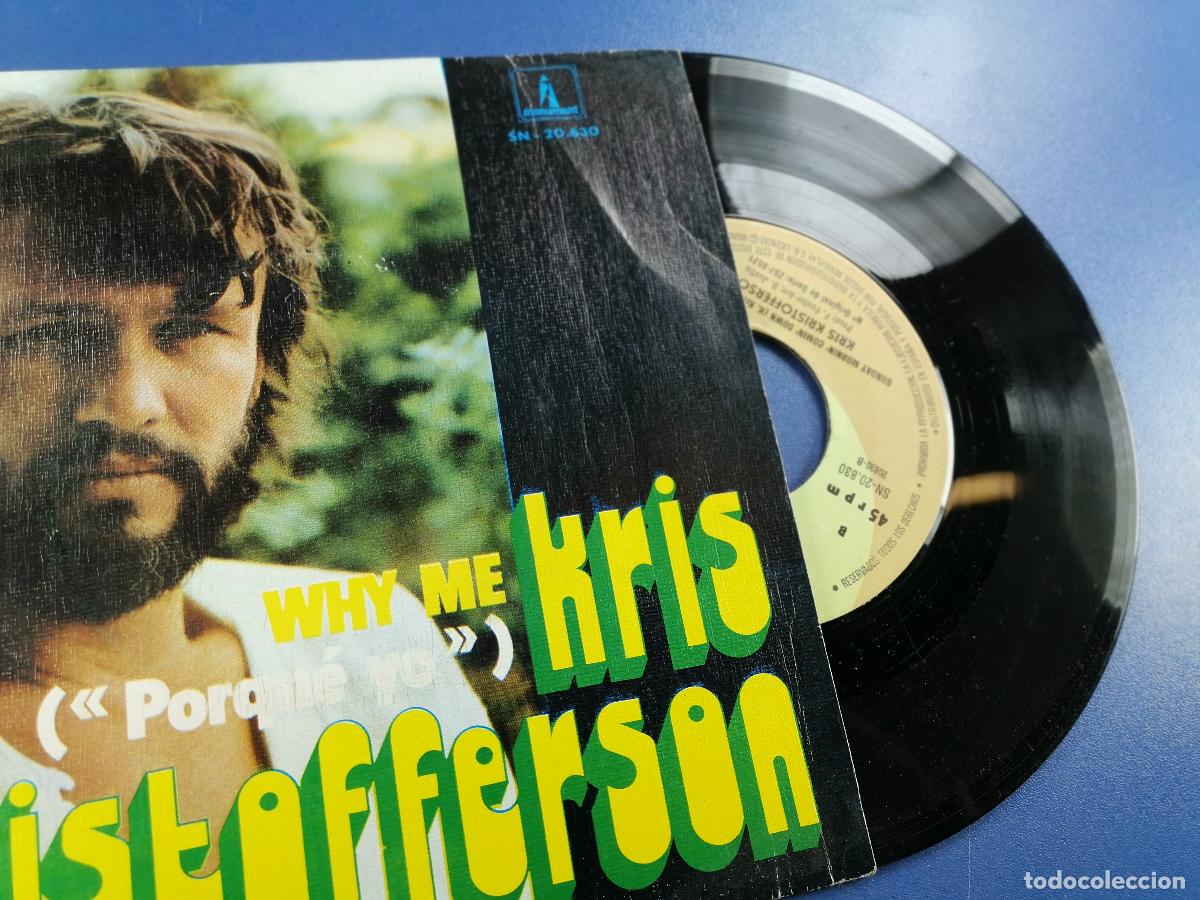 Discos de vinilo: KRIS KRISTOFFERSON WHY ME ---MONUMENT 1973 - Foto 3
