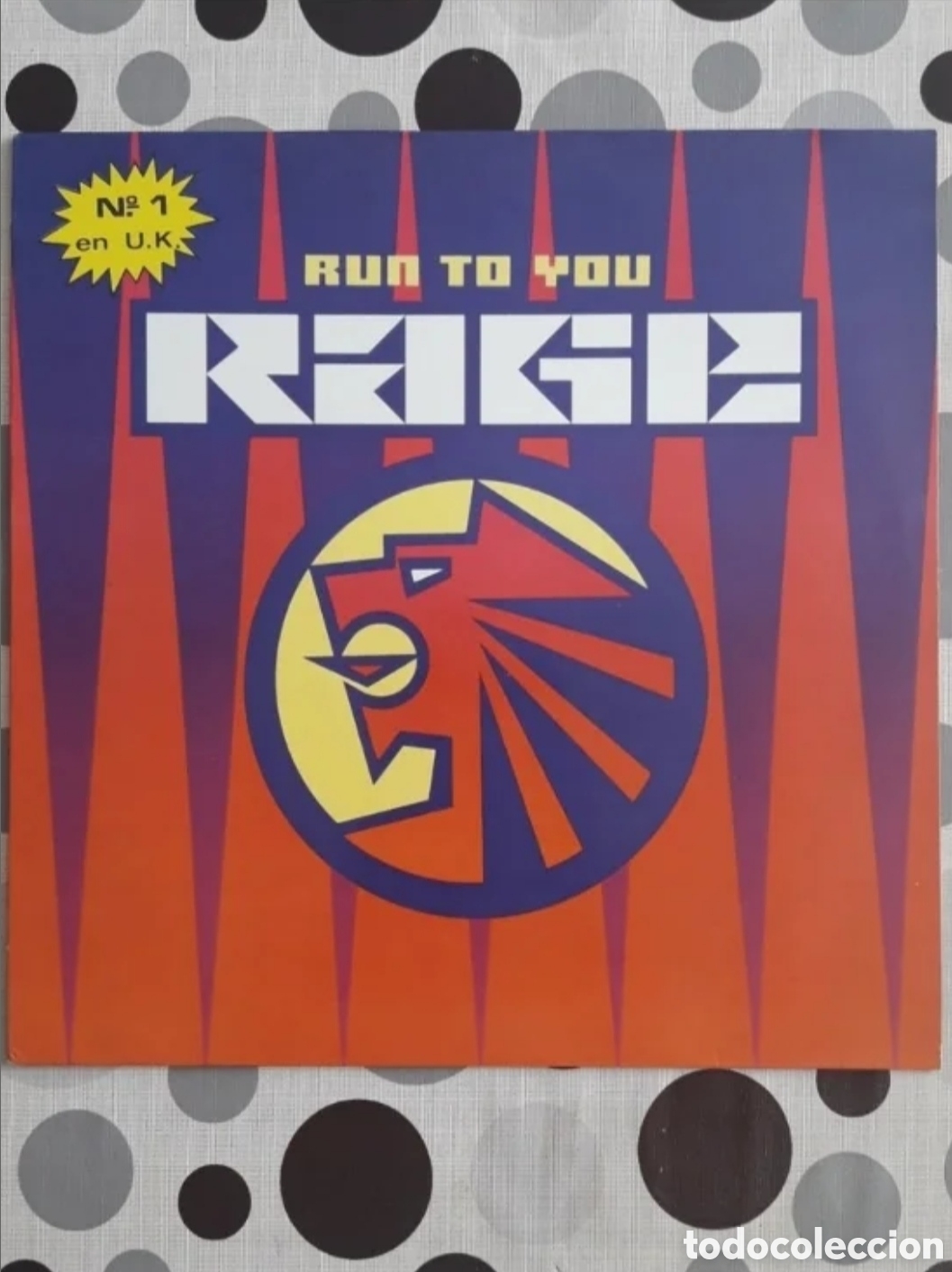 Discos de vinilo: Maxi single RAGE. Run to you (Bryan Adams) - Foto 1