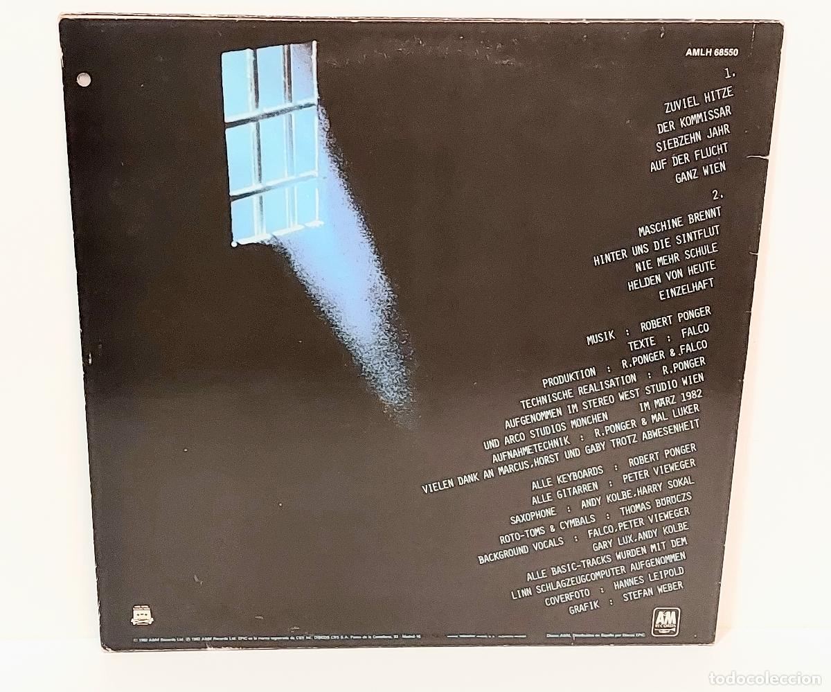 Discos de vinilo: FALCO - EINZELHAFT - 1982 - LP VINILO - Foto 2