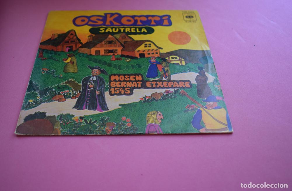 Discos de vinilo: OSKORRI - SAUTRELA - SINGLE CBS 1977 - Foto 1