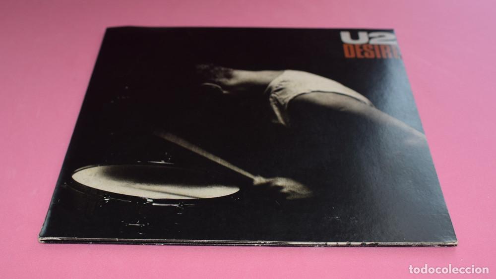 Discos de vinilo: U2 &ndash; Desire - SINGLE PORTADA GATEFOLD 1988 - Foto 1