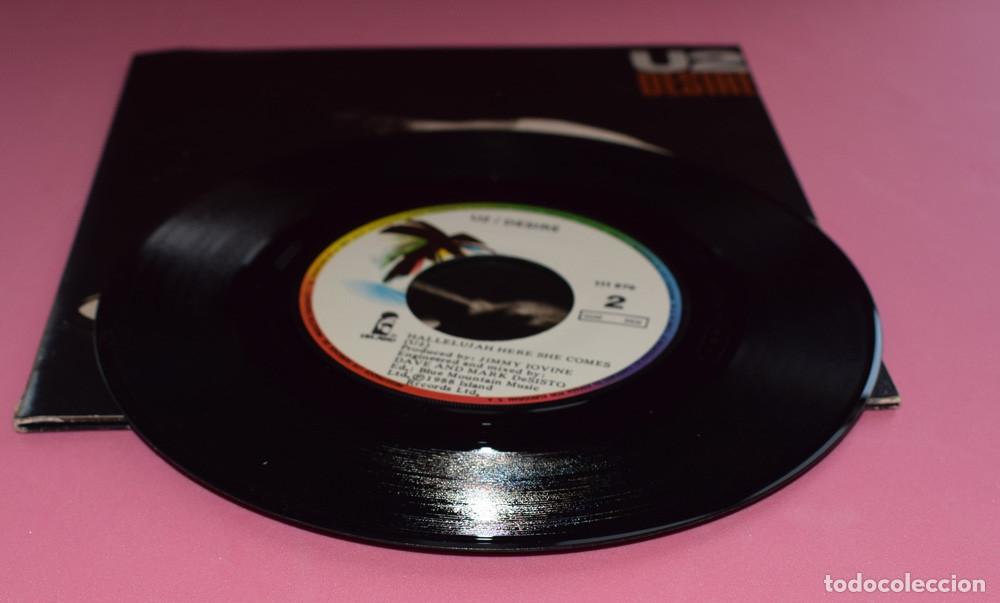Discos de vinilo: U2 &ndash; Desire - SINGLE PORTADA GATEFOLD 1988 - Foto 6