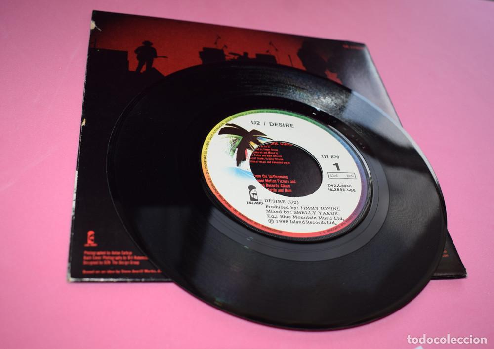 Discos de vinilo: U2 &ndash; Desire - SINGLE 1988 PORTADA GATEFOLD - Foto 7