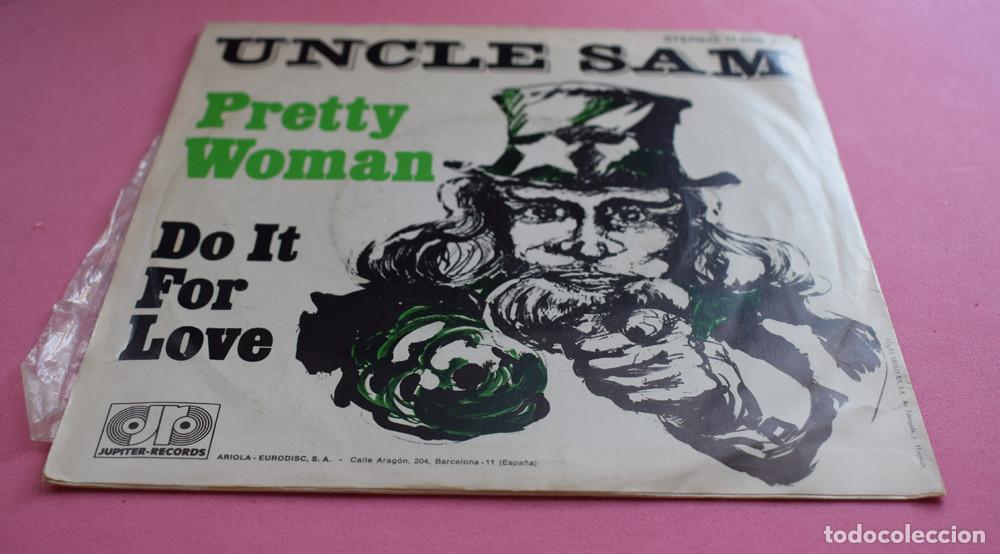 Discos de vinilo: UNCLE SAM - PRETTY WOMAN - SINGLE 1978 - Foto 3