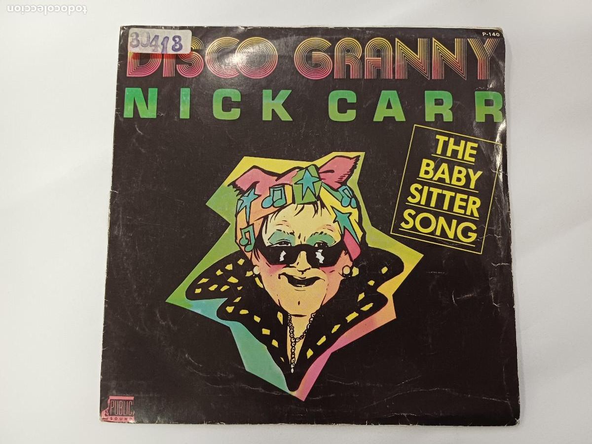 Discos de vinilo: NICK CARR/DISCO GRANNY/SINGLE PROMOCIONAL. - Foto 1