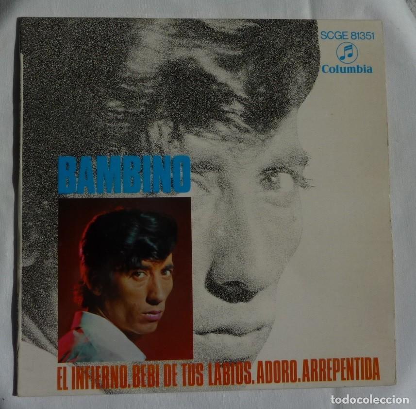Discos de vinilo: BAMBINO / EL INFIERNO +3 / 1968 / EP - Foto 1