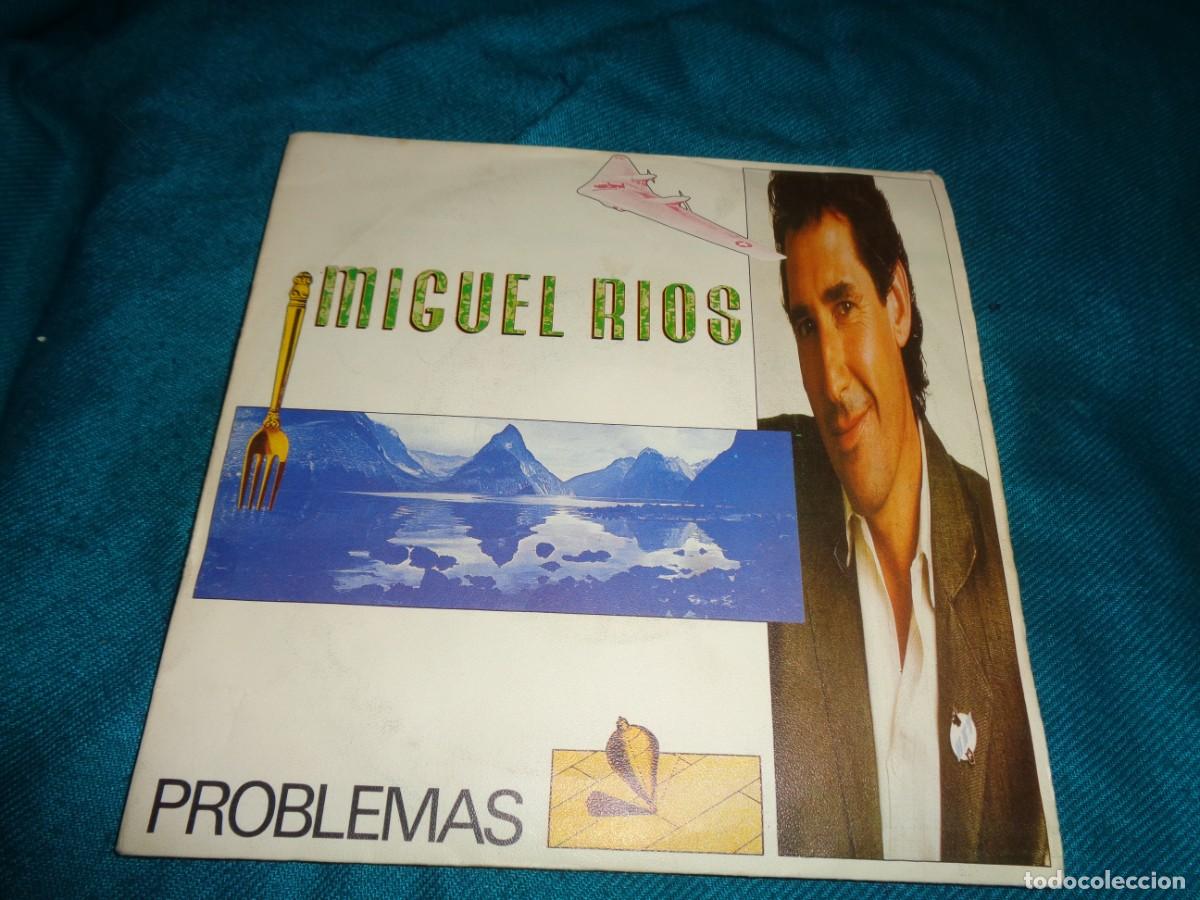 Discos de vinilo: MIGUEL RIOS. PROBLEMAS / EL A&Ntilde;O DEL COMETA. POLYDOR, 1987. IMPECABLE (#) - Foto 1