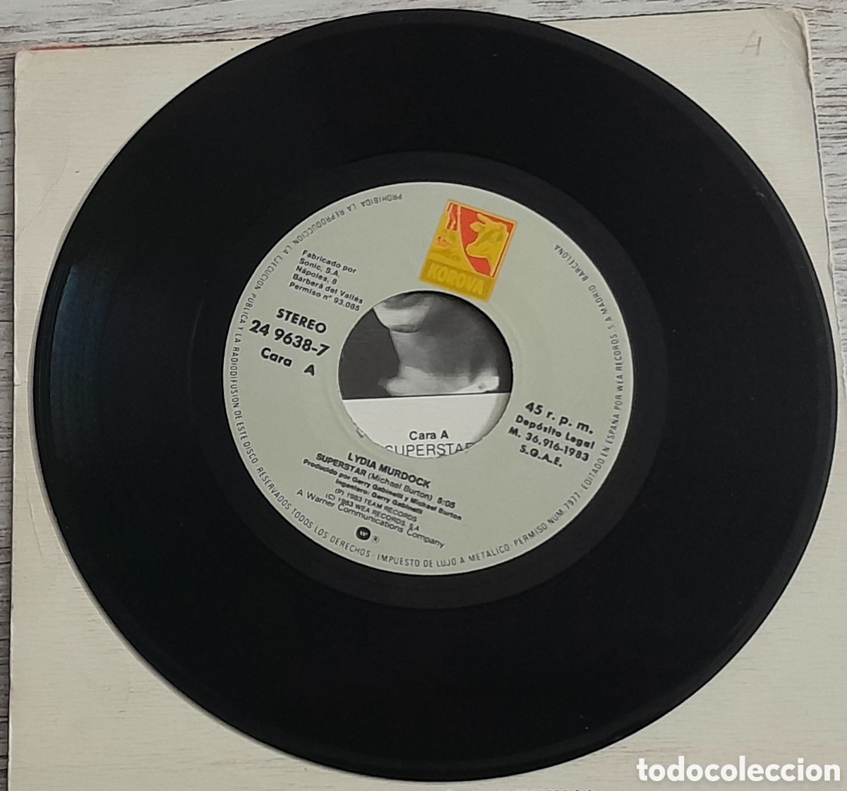 Discos de vinilo: LYDIA MURDOCK - SUPERSTAR - WEA 1983 - Foto 4
