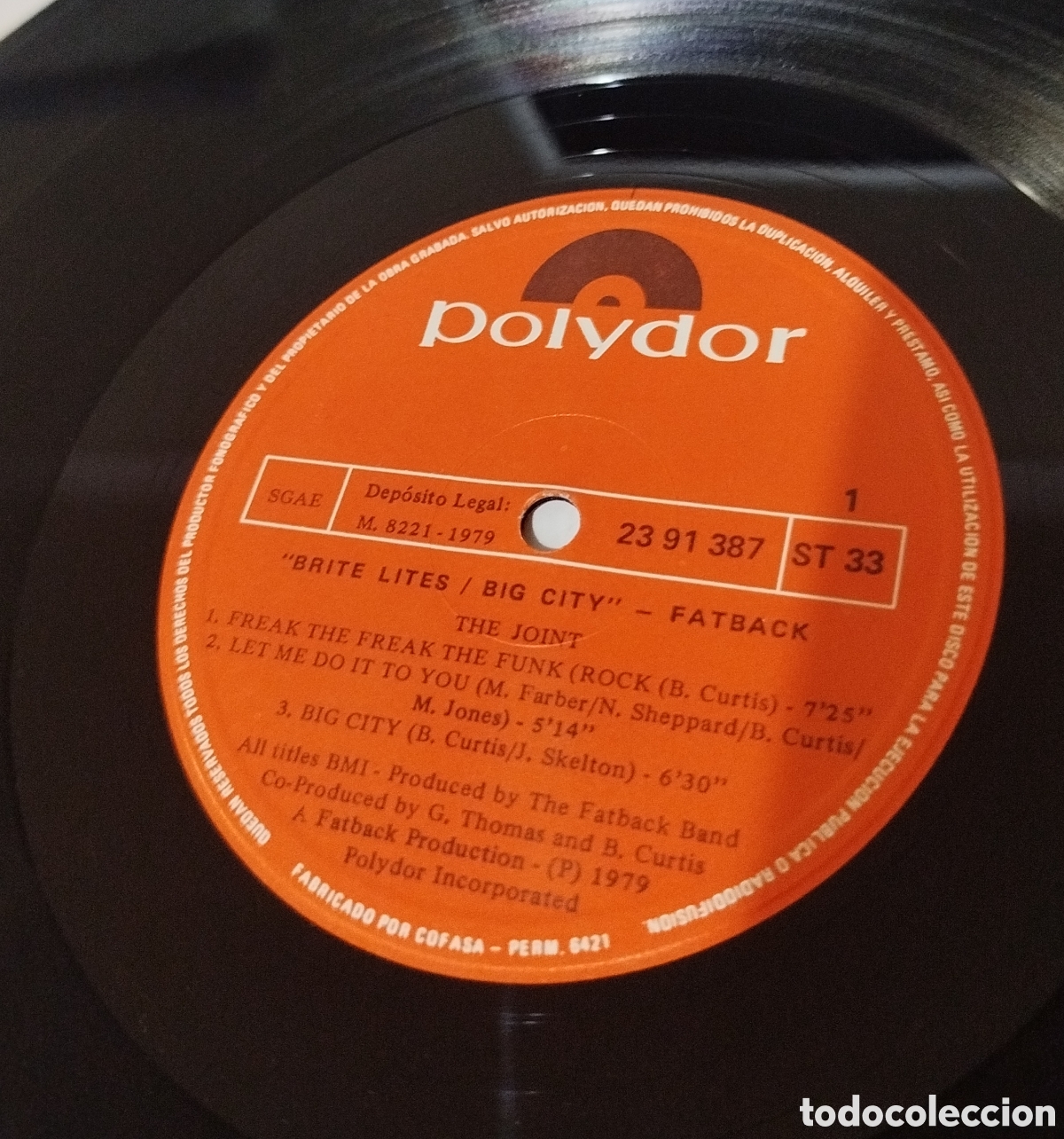Discos de vinilo: Fatback - Brite Lites, Big City - Foto 3