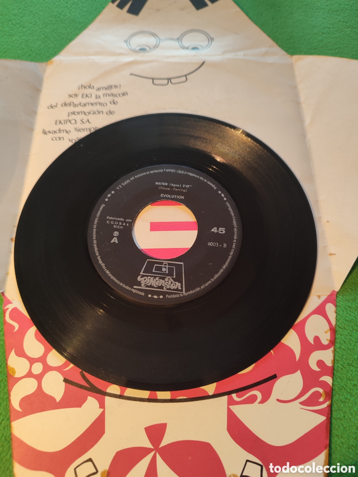 Discos de vinilo: Evolution - Water - Living me ( Is not the only.. - Foto 3