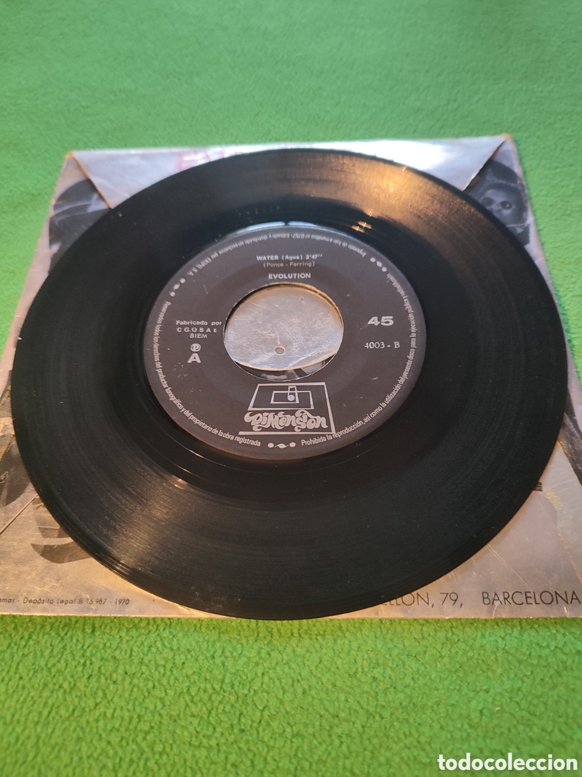 Discos de vinilo: Evolution - Water - Living me ( Is not the only.. - Foto 4