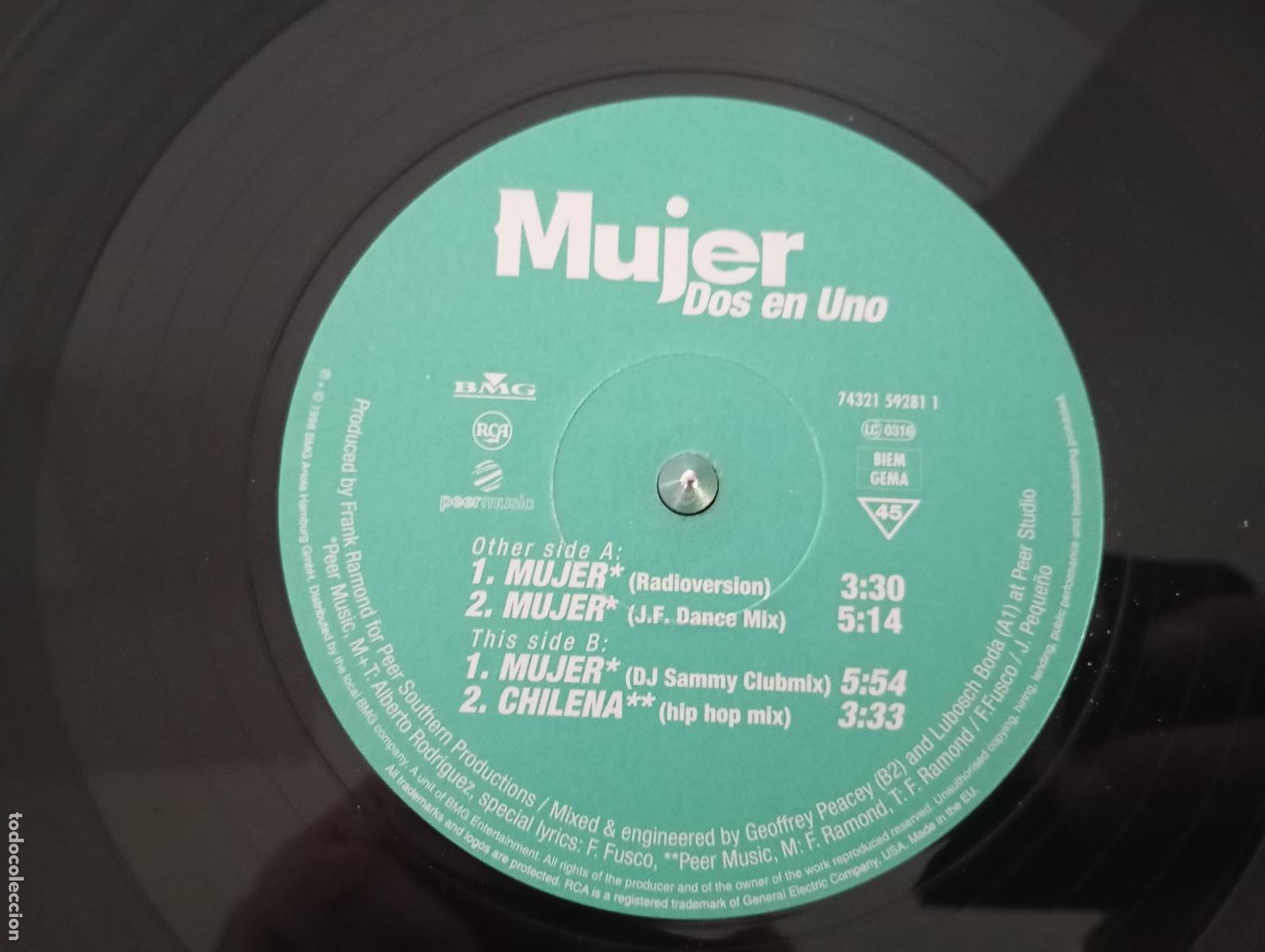 Discos de vinilo: Dos en uno-mujer.maxi - Foto 1