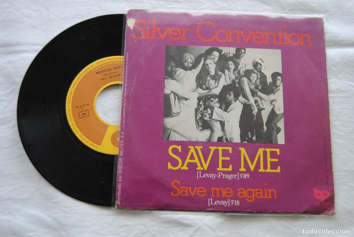Discos de vinilo: silver convection . save me . dp belter sp 1975 - Foto 2