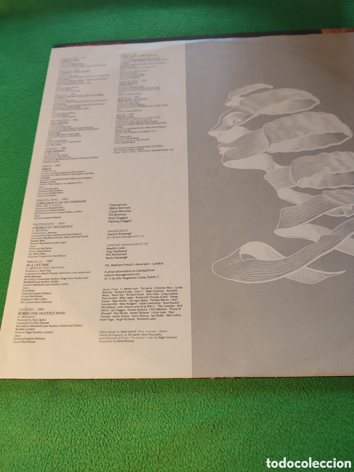 Discos de vinilo: Clannad - Pastpresent Edici&oacute;n alemana - Foto 2