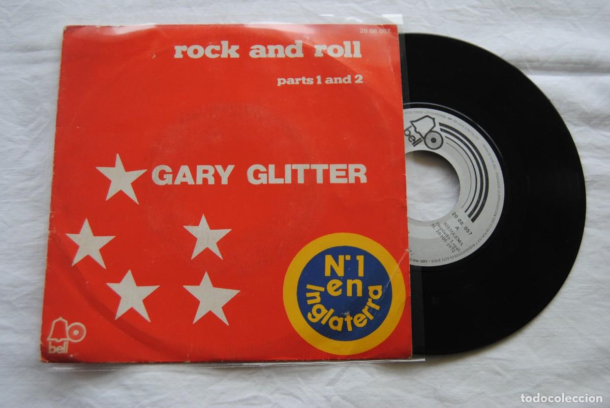 Discos de vinilo: Gary Glitter .rock and roll. bell 1972. sp. - Foto 1