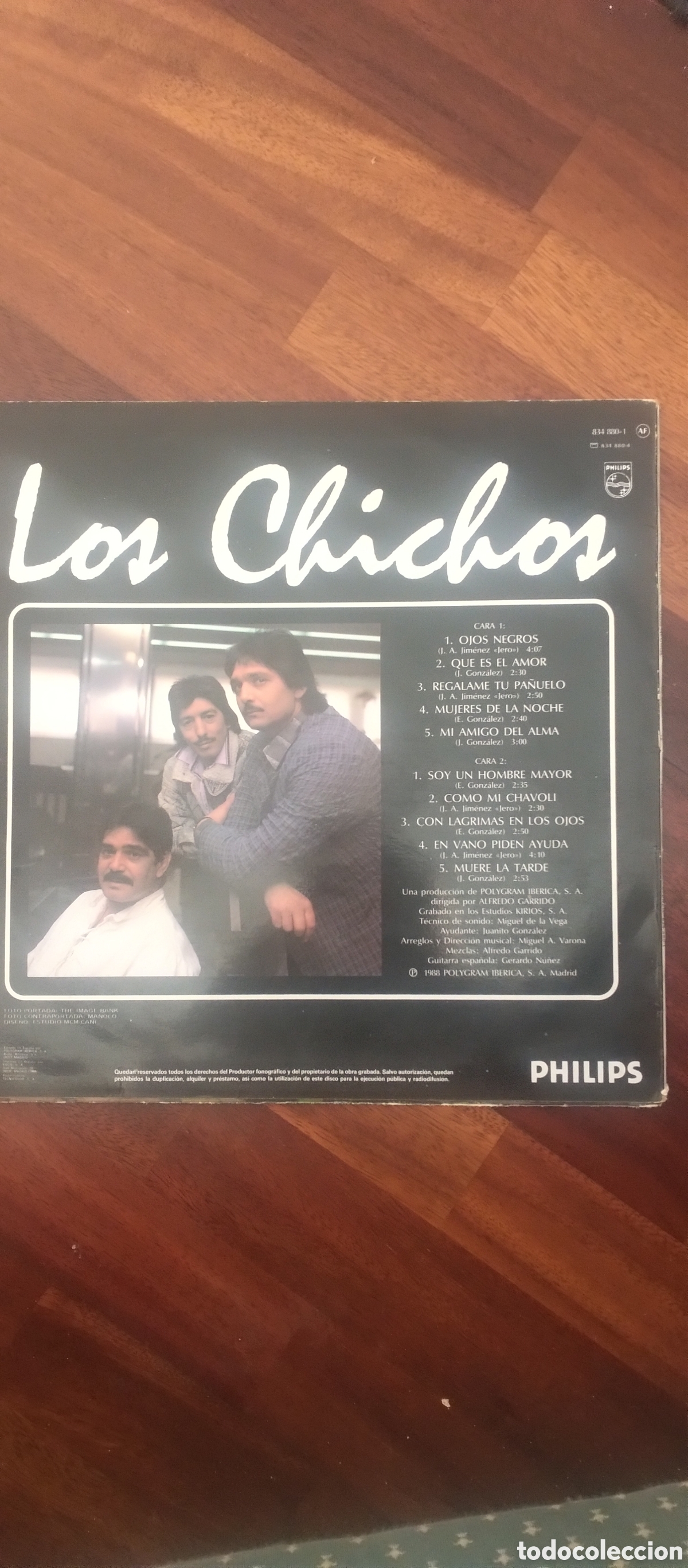 Discos de vinilo: Vinilo de los Chichos ojos negros - Foto 1