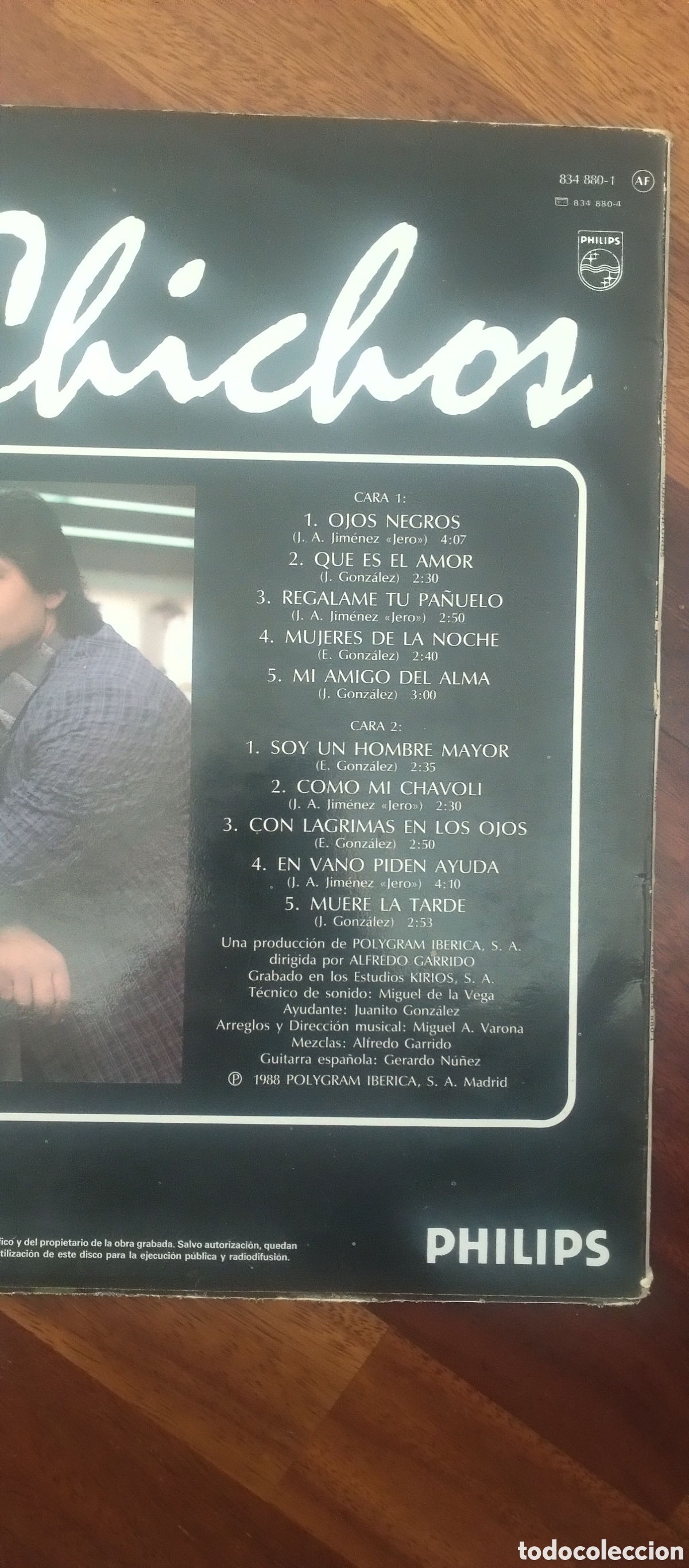 Discos de vinilo: Vinilo de los Chichos ojos negros - Foto 3