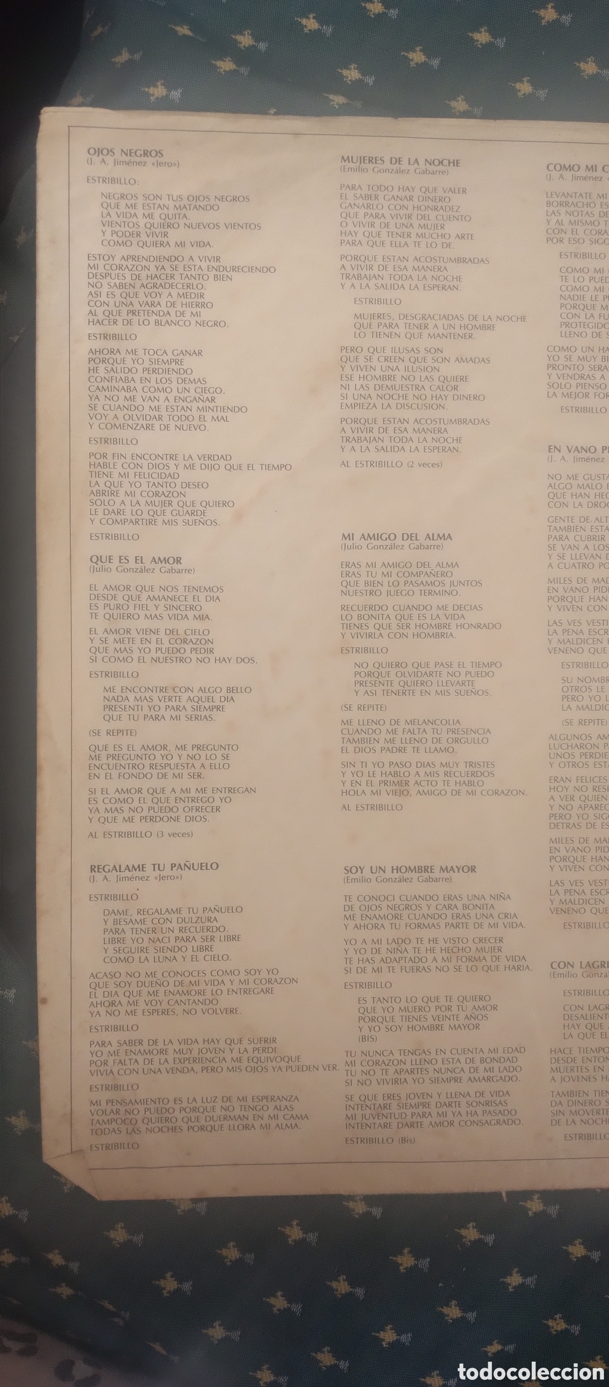 Discos de vinilo: Vinilo de los Chichos ojos negros - Foto 5