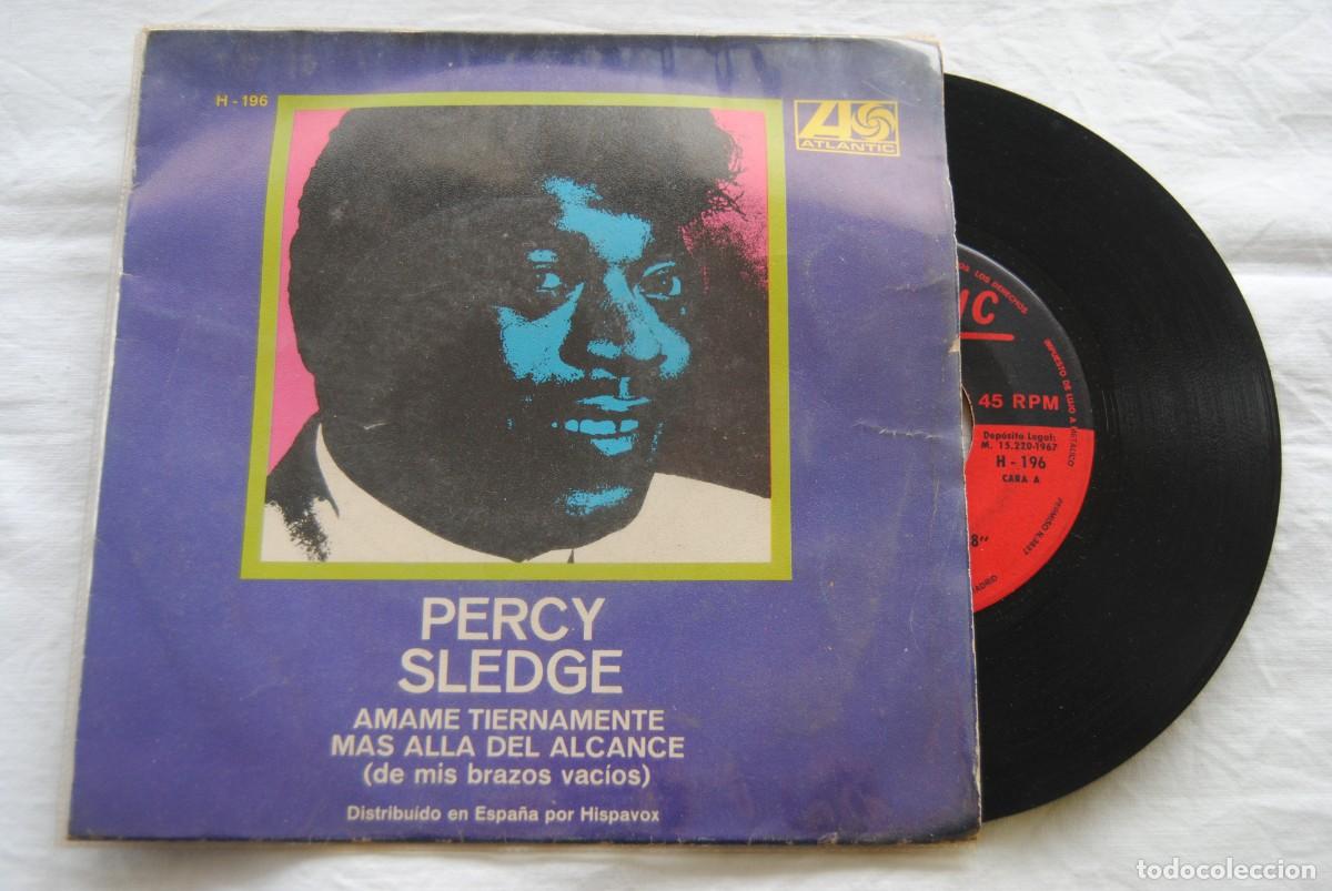 Discos de vinilo: percy sledge. amame tiernamente . atlantic hispavox 1967. sp - Foto 1