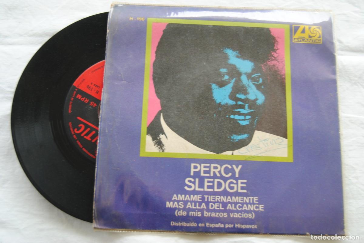 Discos de vinilo: percy sledge. amame tiernamente . atlantic hispavox 1967. sp - Foto 2