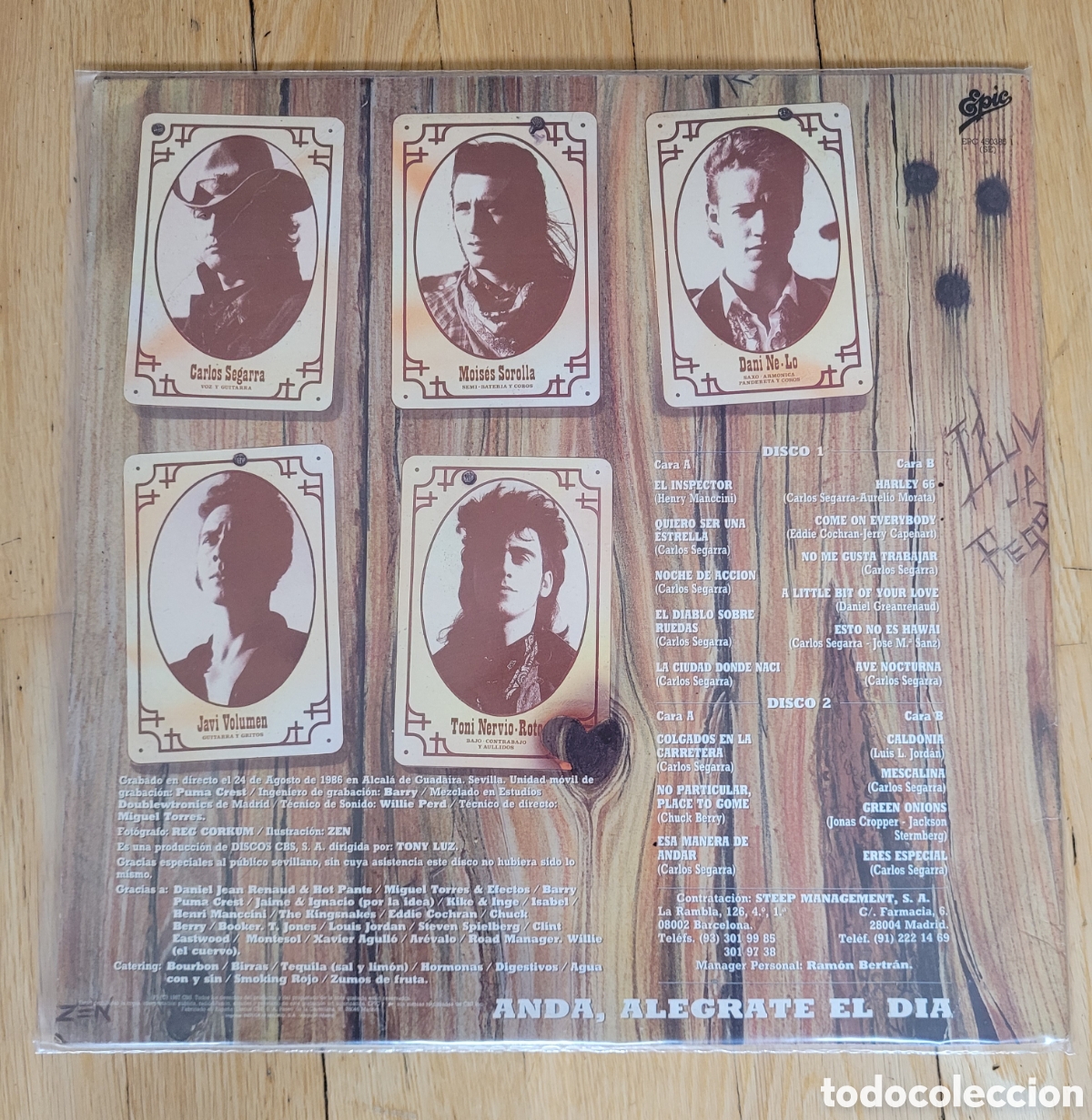 Discos de vinilo: Rebeldes preferiblemente vivos 2 lp - Foto 2