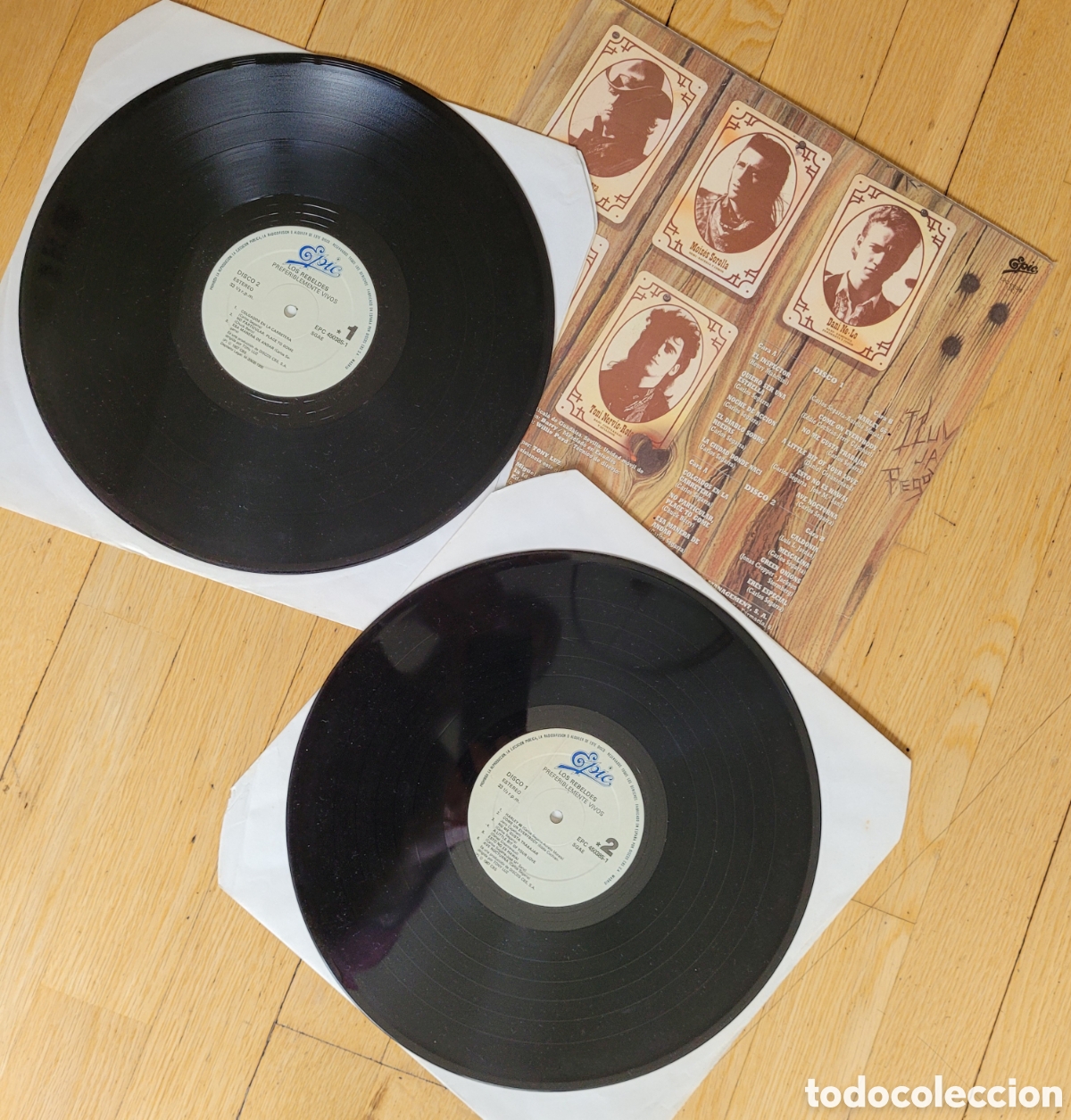 Discos de vinilo: Rebeldes preferiblemente vivos 2 lp - Foto 3