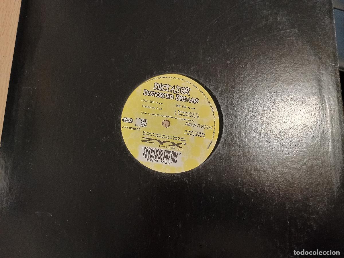 Discos de vinilo: Dictator Distorted Dreams, Germany 1997 Electronic Trance, Techno - Foto 3