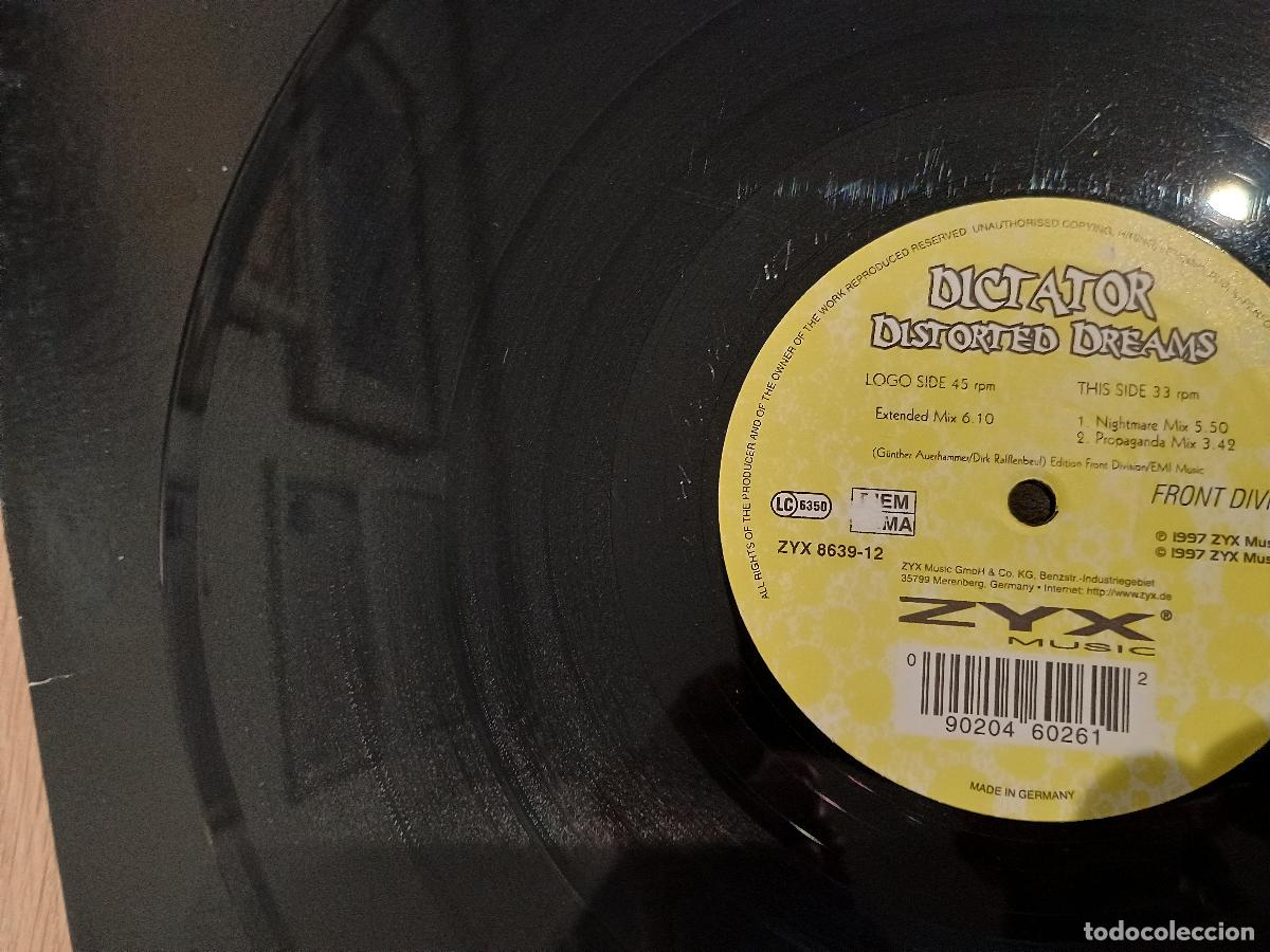 Discos de vinilo: Dictator Distorted Dreams, Germany 1997 Electronic Trance, Techno - Foto 6
