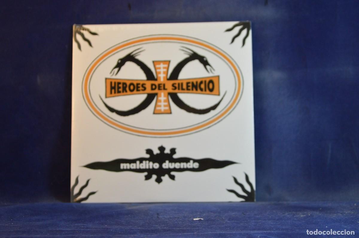 Discos de vinilo: H&Eacute;ROES DEL SILENCIO &ndash; MALDITO DUENDE - SINGLE - Foto 1