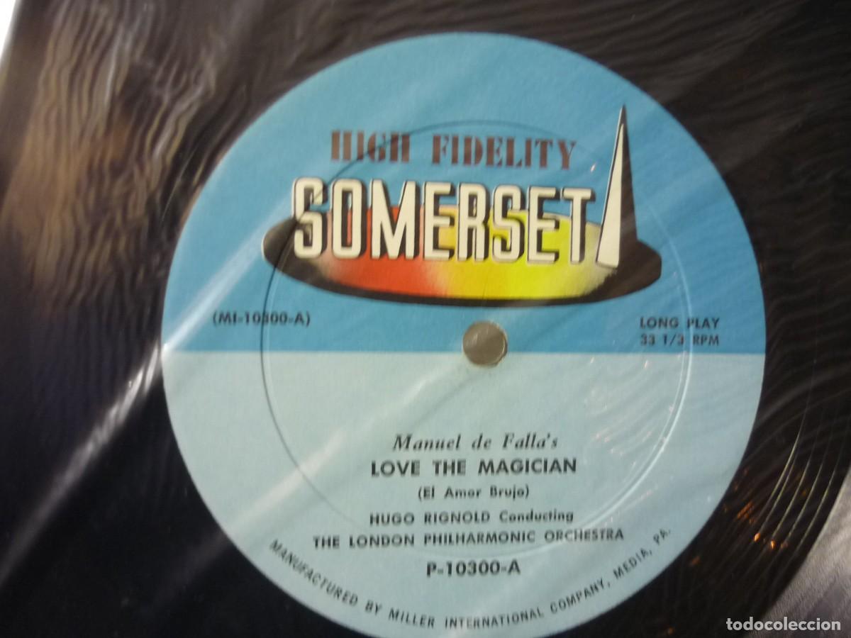 Discos de vinilo: LP vinilo Manuel de Falla The three-cornered hat, Hugo Rignold - Foto 6