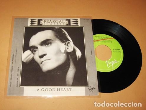 Disques de vinyle: FEARGAL SHARKEY - A GOOD HEART - SINGLE - 1985 - TEMAZO 80'S - TOP HIT EN EUROPA / UK