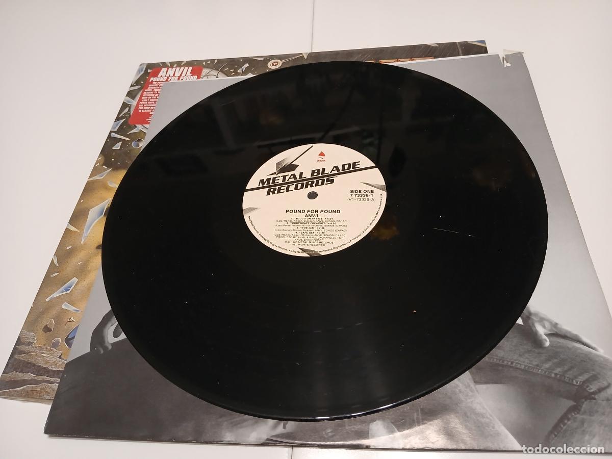 Discos de vinilo: ANVIL -POUND FOR POUND- (1988) LP DISCO VINILO - Foto 7