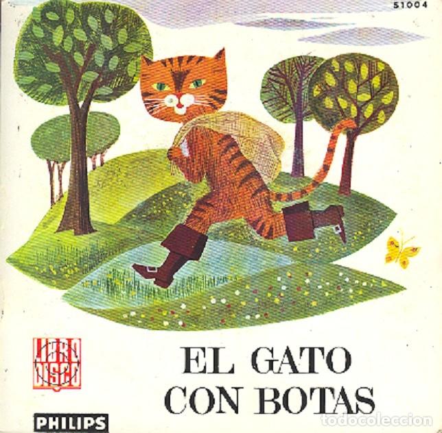 Discos de vinilo: El Gato con Botas &ndash; Disco-Libro &ndash; PHILIPS 51004 - 1969 - Foto 1