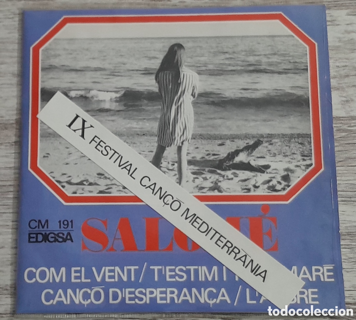 Discos de vinilo: SALOM&Eacute; - COM EL VENT + 3 - EDIGSA 1967 - Foto 1