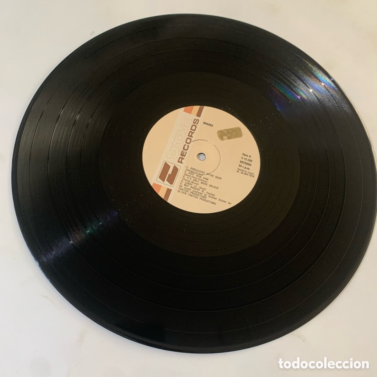 Discos de vinilo: LP SHADES EDICION ESPA&Ntilde;OLA DE 1978 - Foto 3