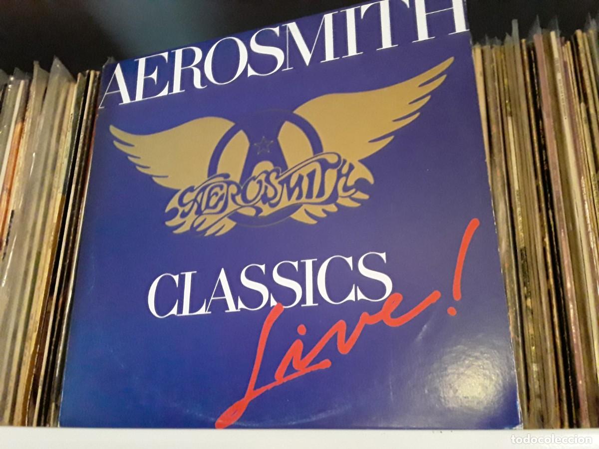 Discos de vinilo: Aerosmith &lrm;&ndash; Classics Live - lp edic. usa 1986 - Foto 1