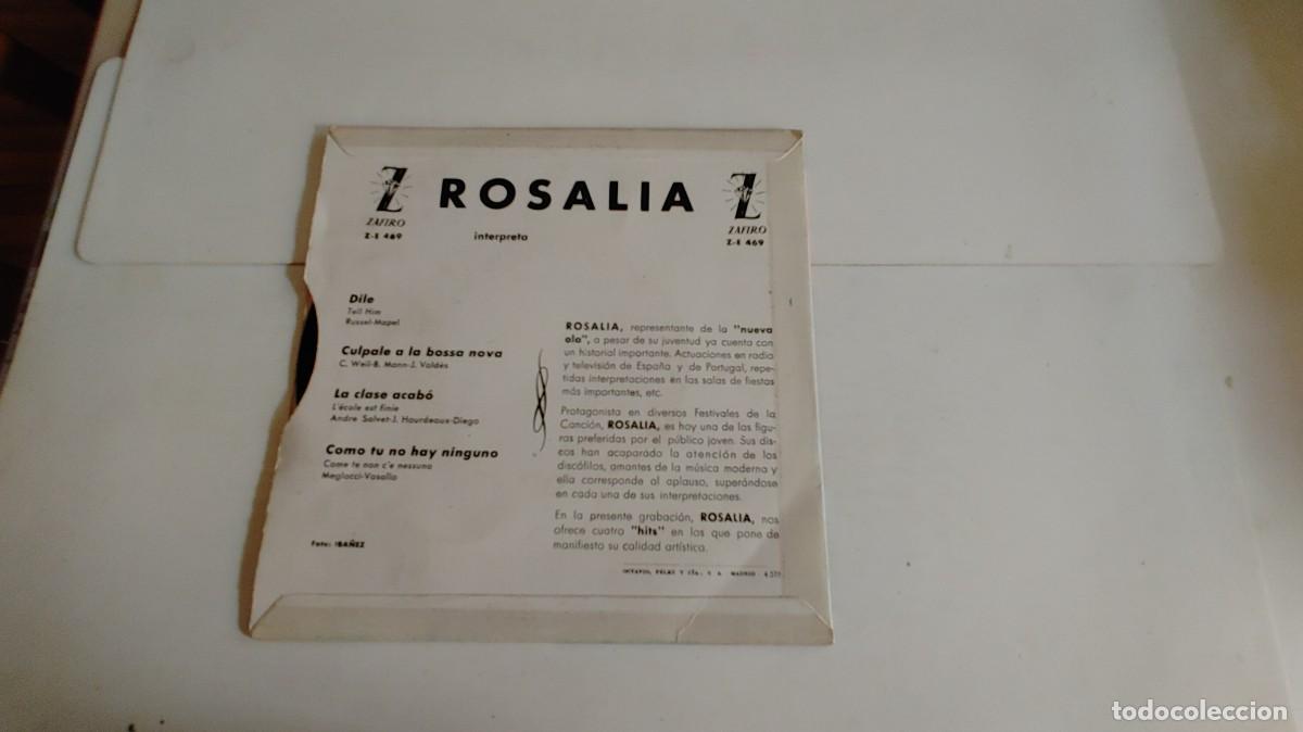 Discos de vinilo: ROSALIA-EP DILE- LA CLASE ACABO +2 - Foto 2