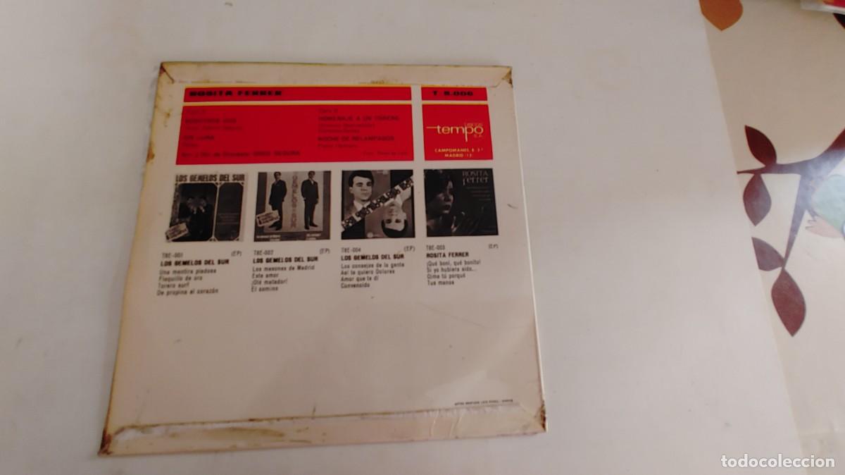 Discos de vinilo: ROSITA FERRER-EP NOSOTROS DOS +3 - Foto 2