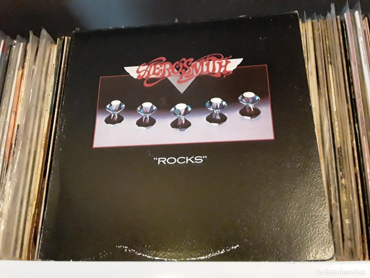 Discos de vinilo: Aerosmith &lrm;&ndash; &rdquo;Rocks&rdquo; - lp edic. europa 1976 - Foto 1