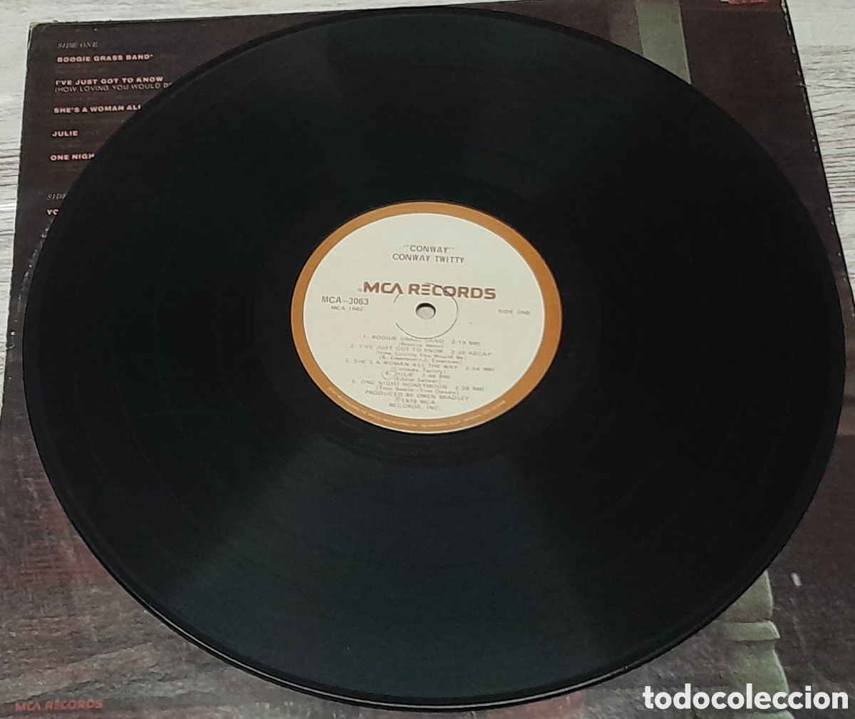 Discos de vinilo: CONWAY TWITTY - CONWAY - MCA 1978 - Foto 3