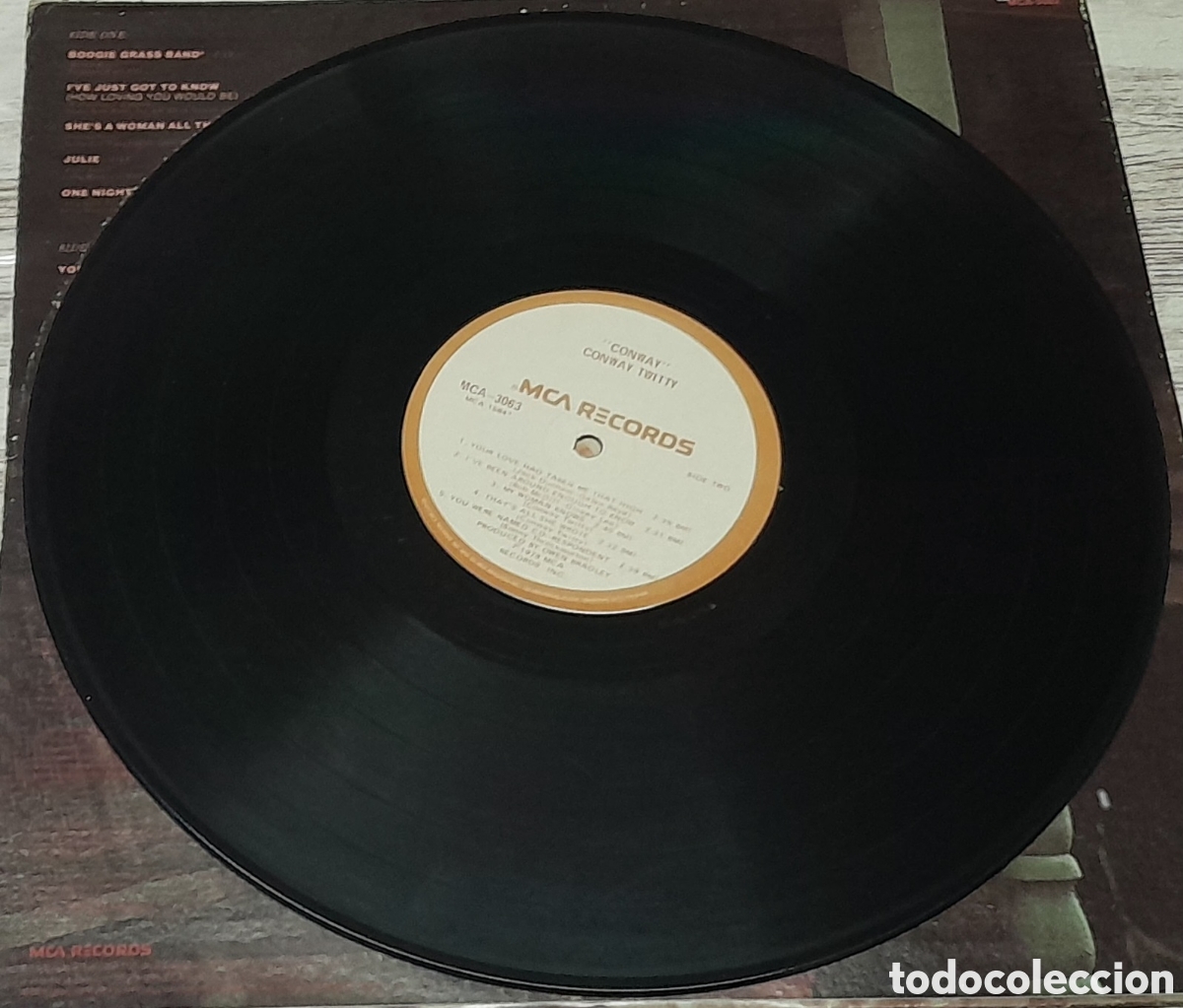 Discos de vinilo: CONWAY TWITTY - CONWAY - MCA 1978 - Foto 4