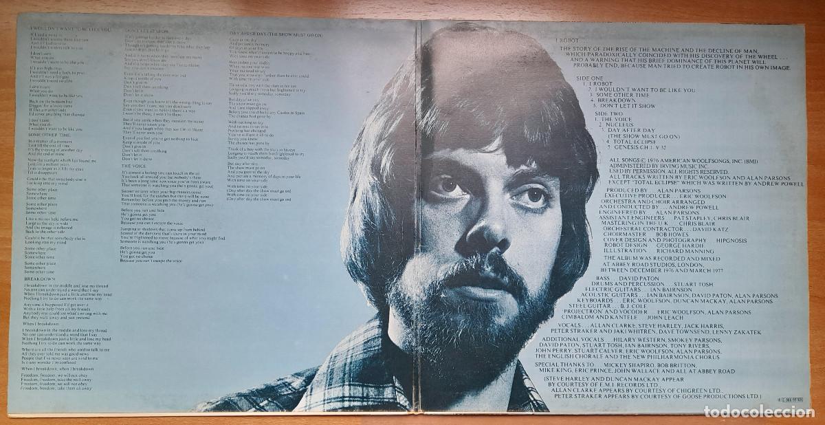 Discos de vinilo: ALAN PARSONS PROJECT &rdquo;I ROBOT&rdquo; (2/77/2) - Foto 4