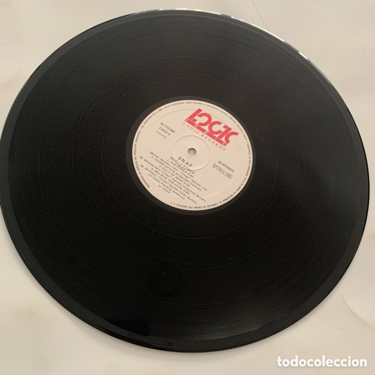 Discos de vinilo: Lp snap! World power edicion espa&ntilde;ola de 1987 - Foto 5